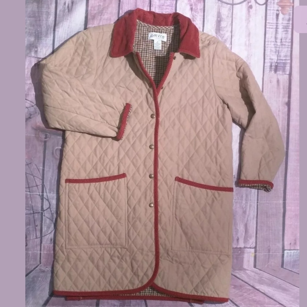 Orvis Quilted Equestrian Barn Jacket.